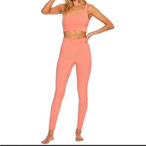Beach Riot Ayla Leggings in Coral